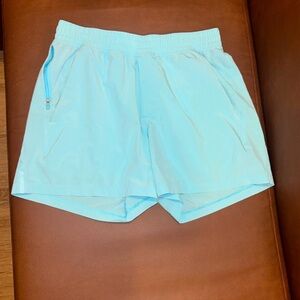 Lululemon light blue shorts.